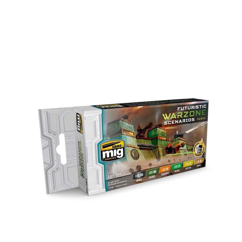 Futuristic Warzone Scenarios Color Set Ammo A.MIG-7154