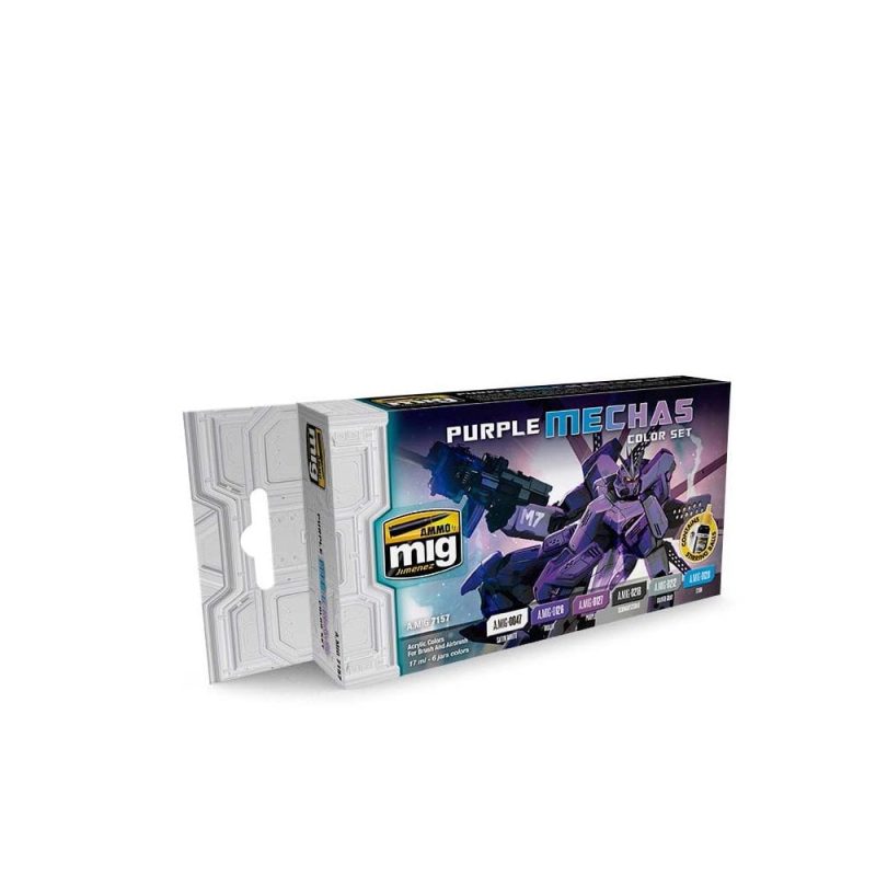 Purple Mechas Colour Set Ammo A.MIG-7157