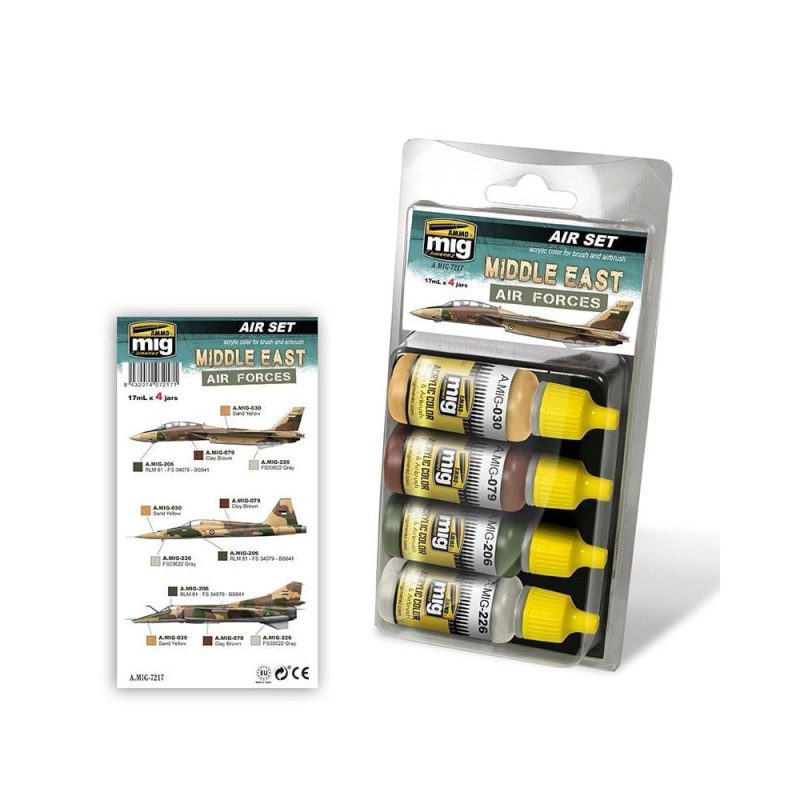 Middle East Air Forces Colours Set Ammo A.MIG-7217