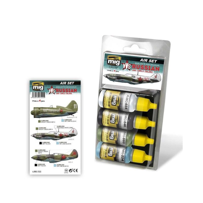 VVS WWII Russian Early Aircraft Set Ammo A.MIG-7222