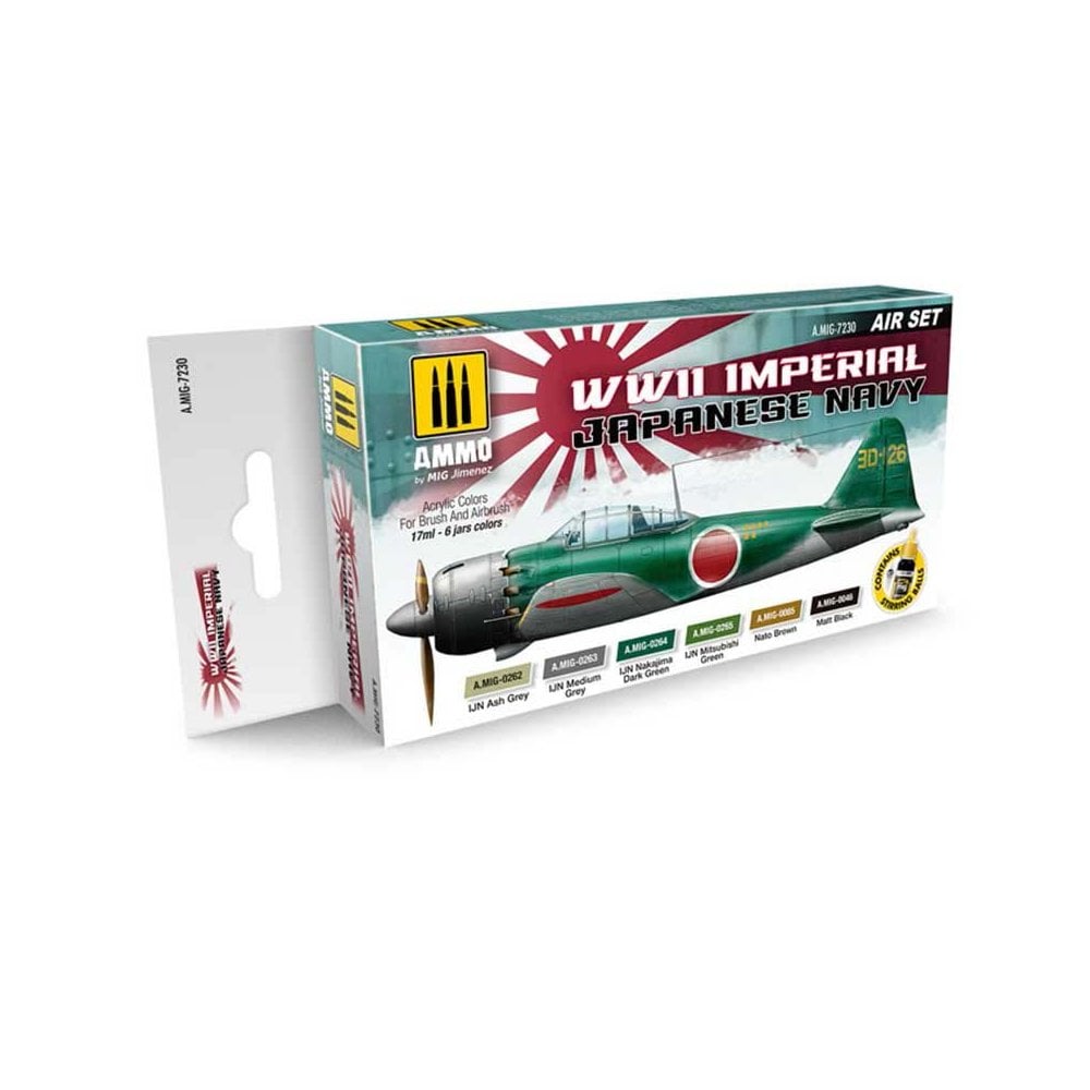 WWII Imperial Japanese Navy Set Ammo A.MIG-7230 WWII Imperial Japanese Navy Set Ammo A.MIG-7230