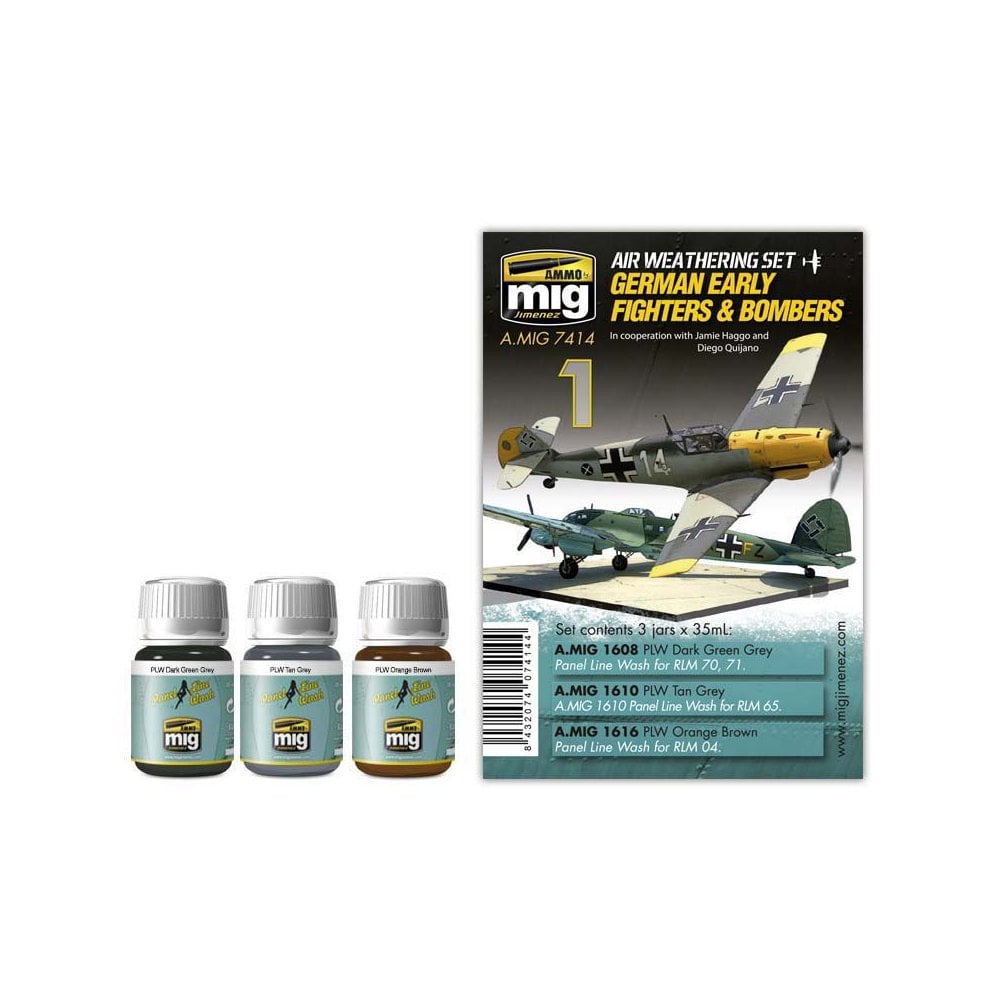 German Early Fighters And Bombers Set Ammo A.MIG-7414 German Early Fighters And Bombers Set Ammo A.MIG-7414