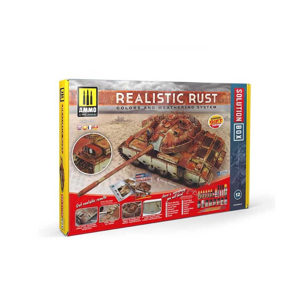 Realistic Rust Solution Box Ammo Mig Jimenez AMIG7719 Realistic Rust Solution Box Ammo Mig Jimenez AMIG7719
