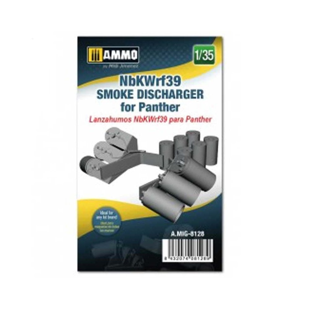 1/35 NbKWrf39 Smoke Discharged for Panther Ammo A.MIG-8128 1/35 NbKWrf39 Smoke Discharged for Panther Ammo A.MIG-8128