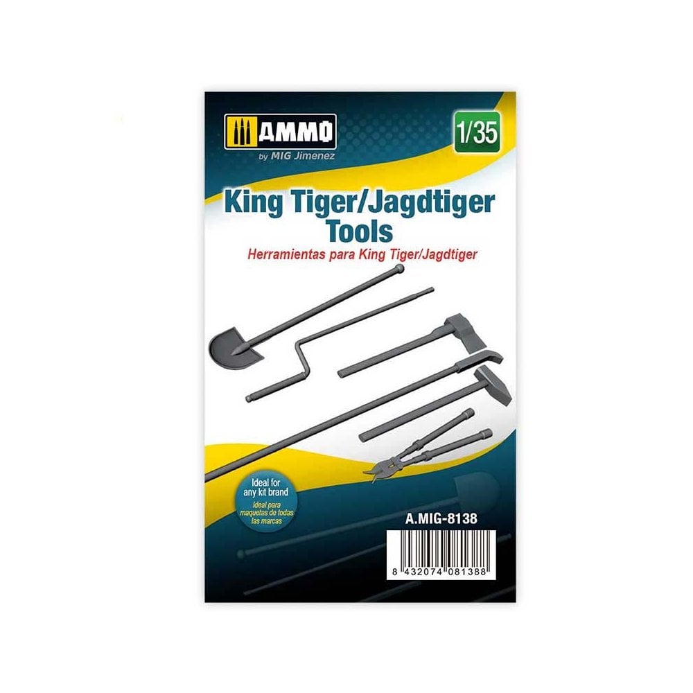 1/35 King Tiger/Jagdtiger Tools Ammo A.MIG-8138 1/35 King Tiger/Jagdtiger Tools Ammo A.MIG-8138