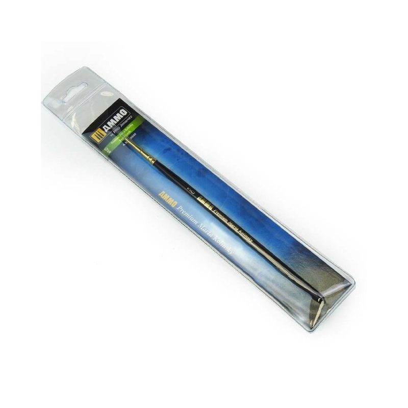 No.2 Premium Marta Kolinsky Round Brush Ammo A.MIG-8603