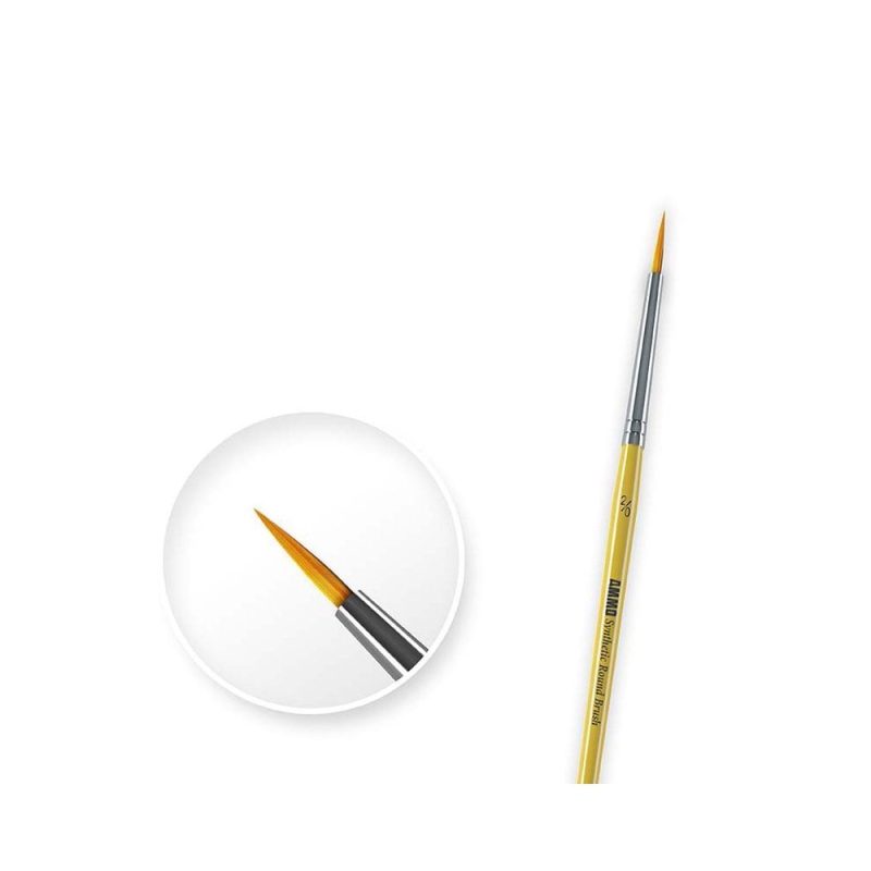 Size 2/0 Syntetic Round Brush Ammo A.MIG-8612