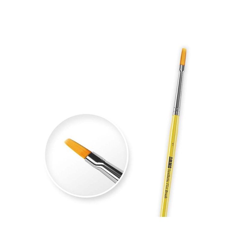 1 Syntetic Flat Brush Ammo A.MIG-8619