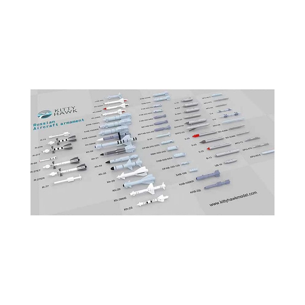 1/48 Russian Aircraft Armament Kitty Hawk 80151 1/48 Russian Aircraft Armament Kitty Hawk 80151