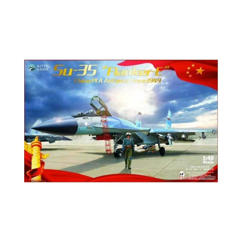 1/48 Su-35 Flanker-E China PLA AirForce Since 1949 Kitty Hawk 80128 1/48 Su-35 Flanker-E China PLA AirForce Since 1949 Kitty Hawk 80128