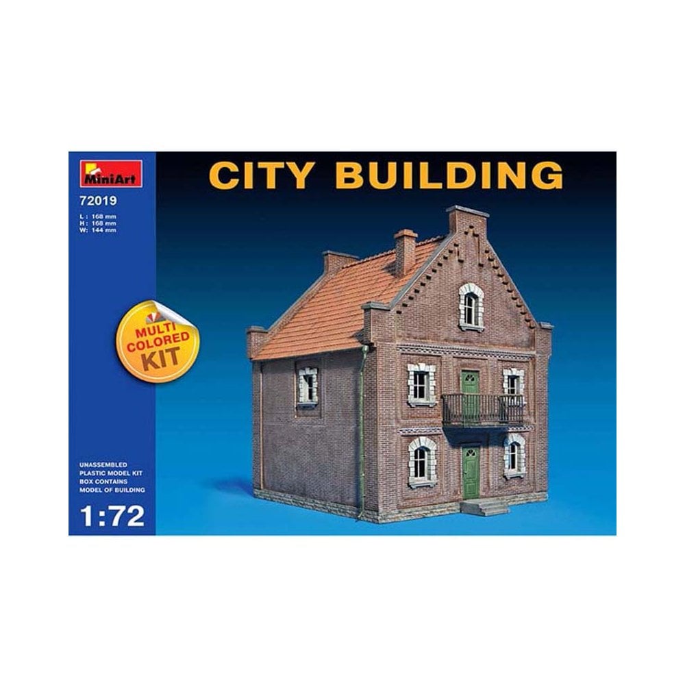 MiniArt 1:35 Scale Ruined City Building Plastic Model Kit 