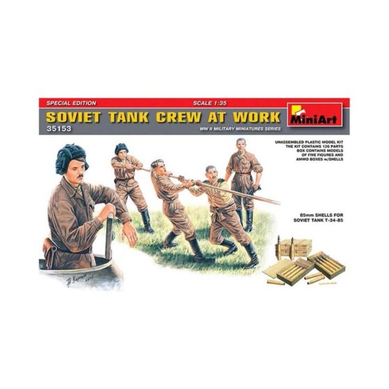Miniart Soviet Tank Crew at Work (1/35) 35153 Miniart Soviet Tank Crew at Work (1/35) 35153