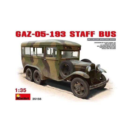 Miniart GAZ-05-193 Staff Bus (1/35) 35156 Miniart GAZ-05-193 Staff Bus (1/35) 35156