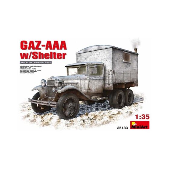 Miniart GAZ-AAA With Shelter (1/35) 35183 Miniart GAZ-AAA With Shelter (1/35) 35183