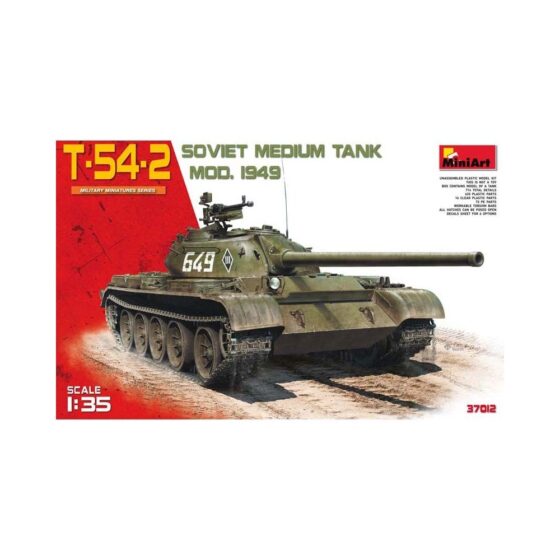 Miniart T-54-2 Soviet Medium Tank Mod. 1949 (1/35) 37012 Miniart T-54-2 Soviet Medium Tank Mod. 1949 (1/35) 37012