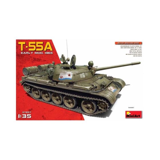 Miniart T-55A Soviet Medium Tank Mod.1965 (1/35) 37057 Miniart T-55A Soviet Medium Tank Mod.1965 (1/35) 37057
