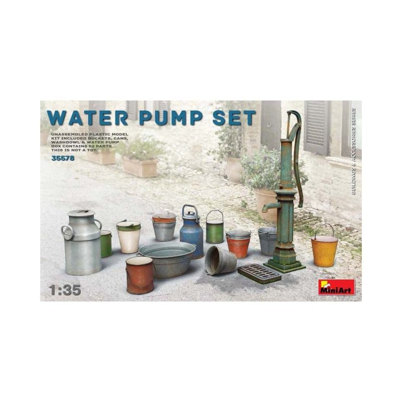 Miniart Water Pump Set (1/35) 35578 Miniart Water Pump Set (1/35) 35578