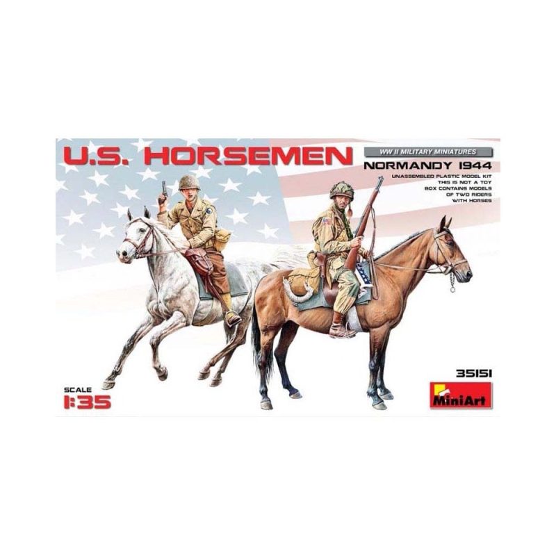 Miniart U.S. Horsemen (Normandy 1944) (1/35) 35151
