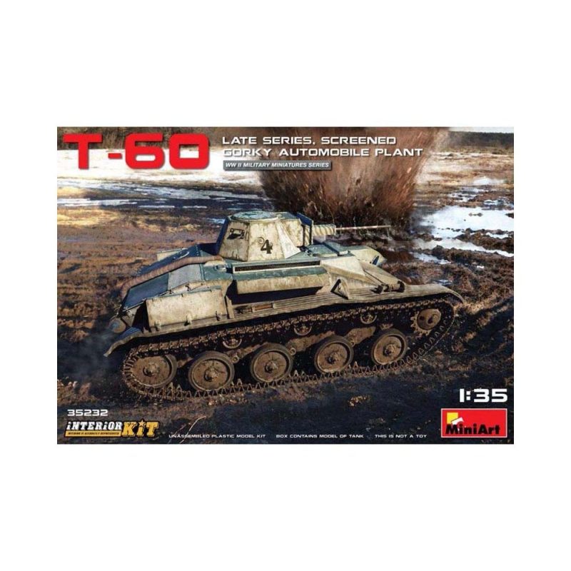 Miniart T-60 Gorky Plant w/ Interior Late (1/35) 35232