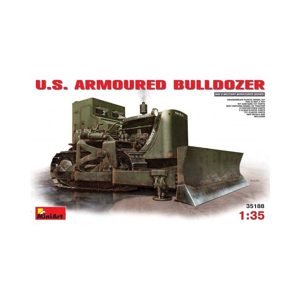 Miniart US Armoured Bulldozer (1/35) 35188 Miniart US Armoured Bulldozer (1/35) 35188