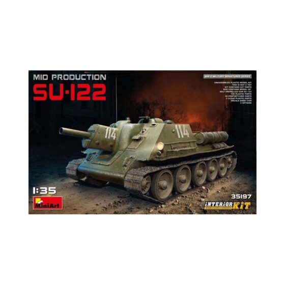 Miniart SU-122 (Mid Production) Full Interior (1/35) 35197 Miniart SU-122 (Mid Production) Full Interior (1/35) 35197