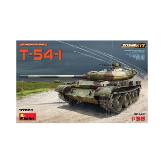 Miniart T-54-1 Soviet Medium Tank w/ Interior (1/35) 37003 Miniart T-54-1 Soviet Medium Tank w/ Interior (1/35) 37003