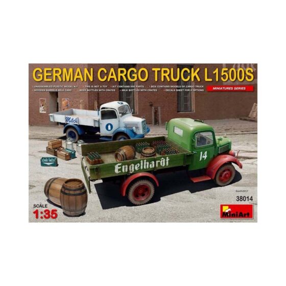 Miniart German Cargo Truck L1500S 38014 (1/35) 38014 Miniart German Cargo Truck L1500S 38014 (1/35) 38014
