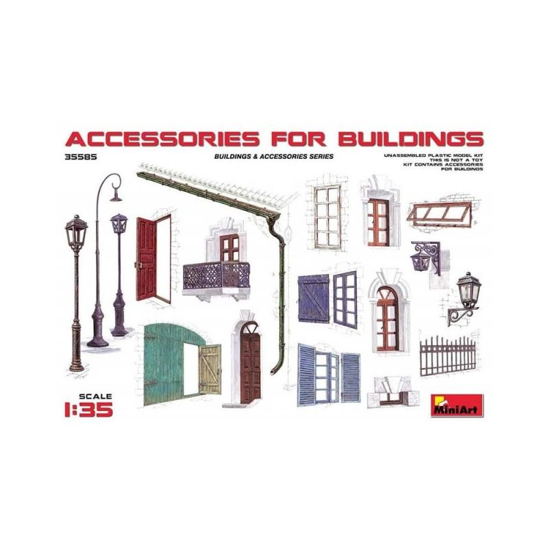 Miniart Accessories for Buildings (1/35) 35585