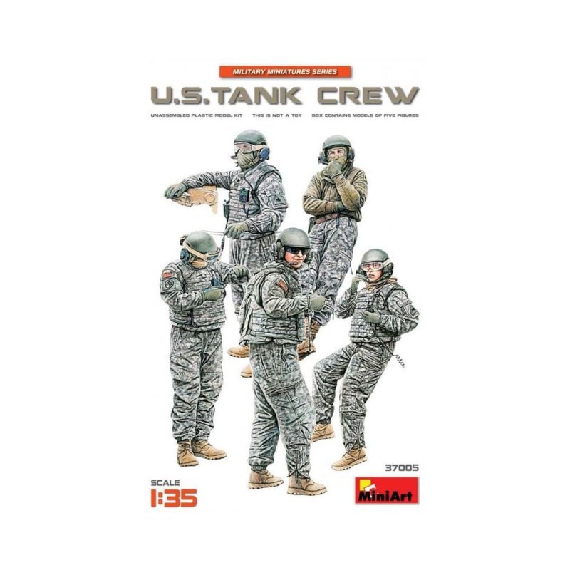 Miniart Modern US Tank Crew (1/35) 37005 Miniart Modern US Tank Crew (1/35) 37005
