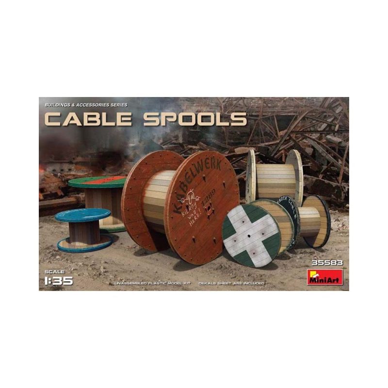Miniart Cable Spools (1/35) 35583