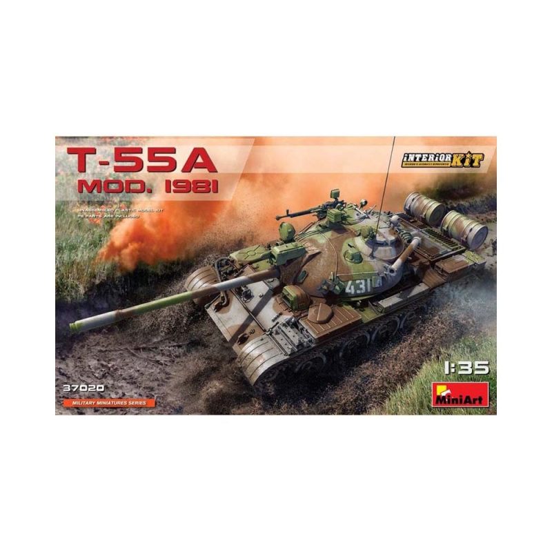 Miniart T-55A Late Mod. 1981 Interior Kit (1/35) 37020
