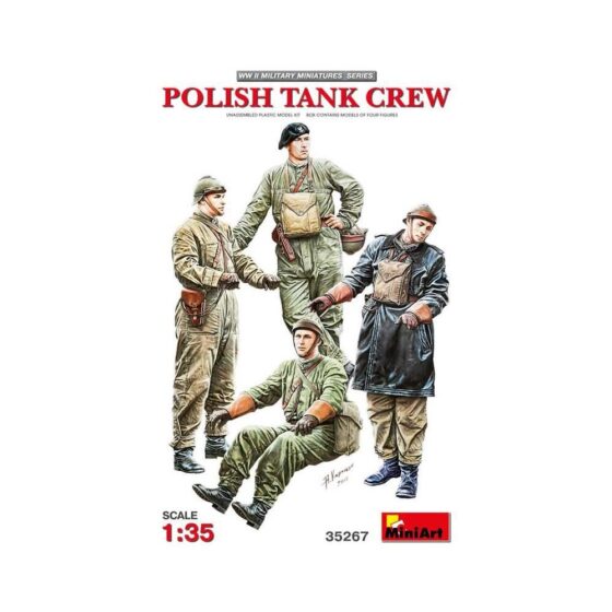 Miniart Polish Tank Crew (1/35) 35267 Miniart Polish Tank Crew (1/35) 35267