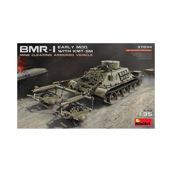 Miniart BMR-1 Early Mod. with KMT-5M Roller (1/35) 37034 Miniart BMR-1 Early Mod. with KMT-5M Roller (1/35) 37034