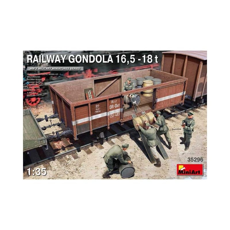 Miniart Railway Gondola 16.5-18t (1/35) 35296