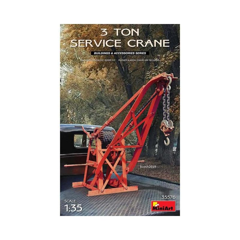 Miniart 3 Ton Service Crane (1/35) 35576 Miniart 3 Ton Service Crane (1/35) 35576