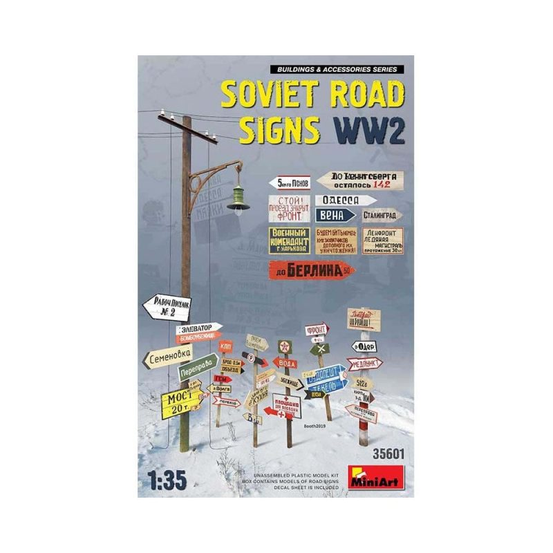 Miniart Soviet Road Signs WWII (1/35) 35601