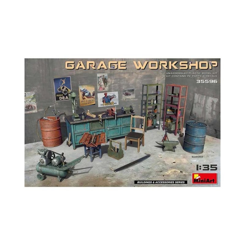 Miniart Garage Workshop (1/35) 35596