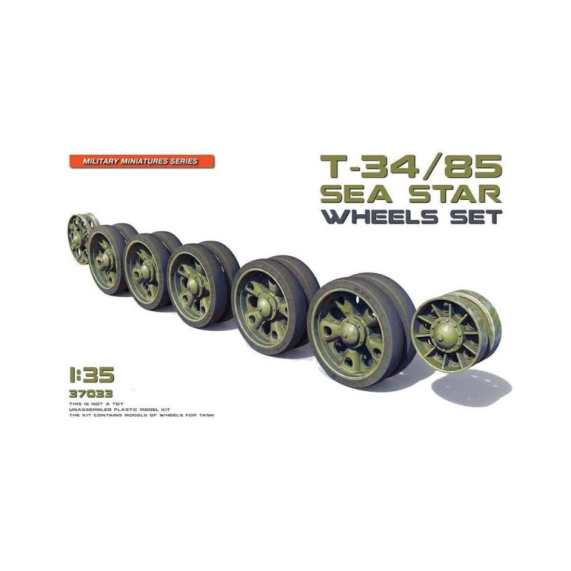 Miniart T34/85 "Sea Star" Wheels Set (1/35) 37033
