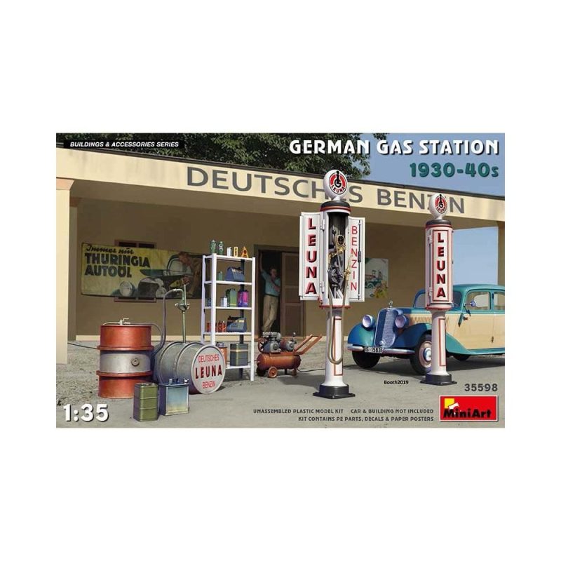 Miniart German Gas Station 1930-40s (1/35) 35598