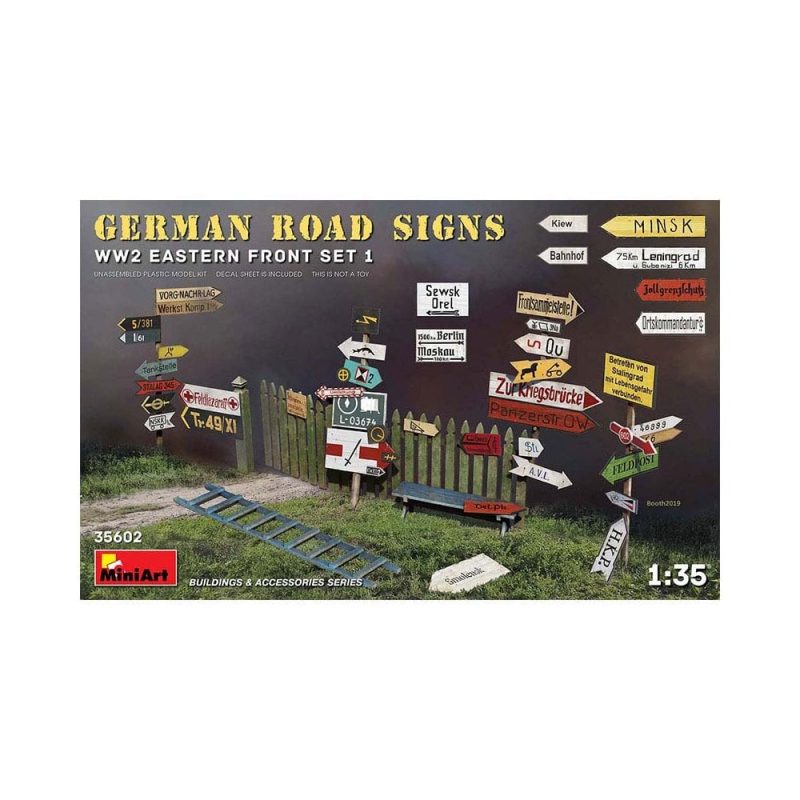 Miniart German Road Signs WWII (Eastern Front 1) (1/35) 35602