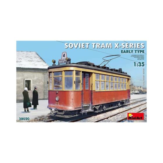 Miniart Soviet Tram X-Series Early Type (1/35) 38020 Miniart Soviet Tram X-Series Early Type (1/35) 38020