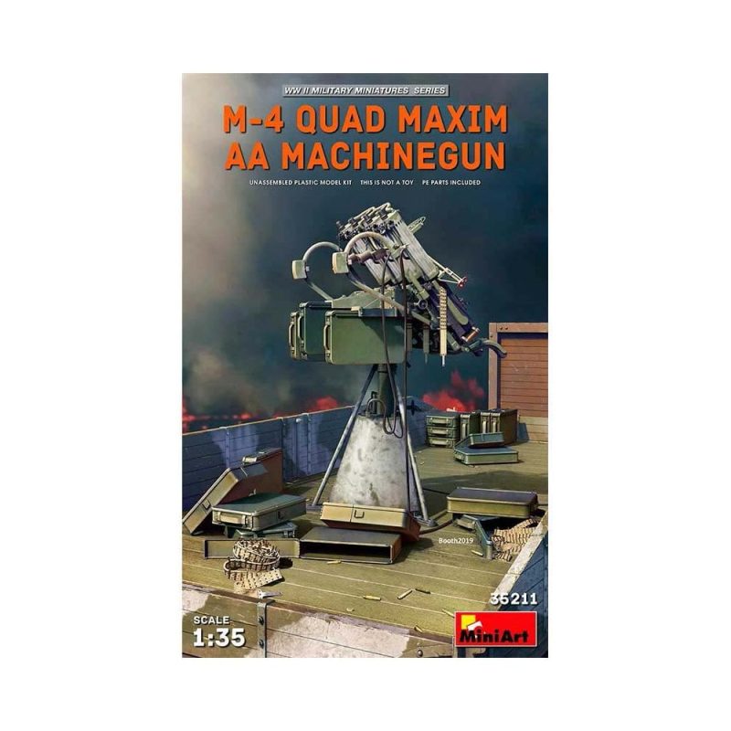 Miniart M-4 Quad Maxim AA Machine Gun (1/35) 35211