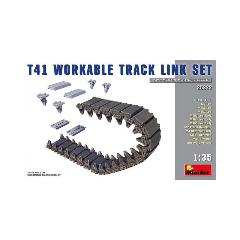 Miniart T41 Workable Track Link Set (1/35) 35322