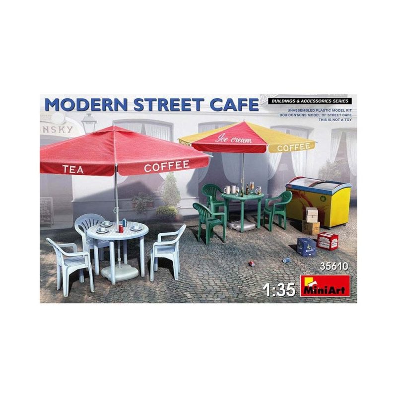 Miniart Modern Street Cafe (1/35) 35610