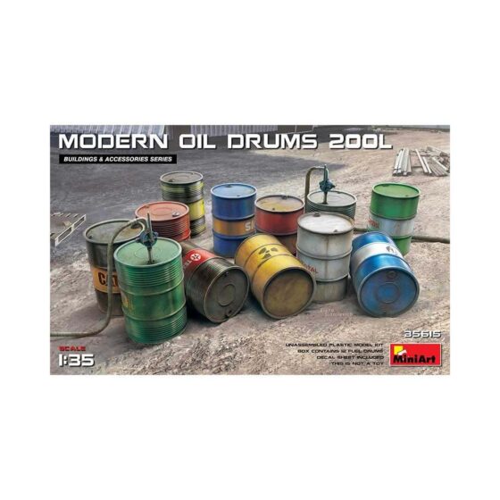 Miniart Modern Oil Drums (200l) (1/35) 35615 Miniart Modern Oil Drums (200l) (1/35) 35615