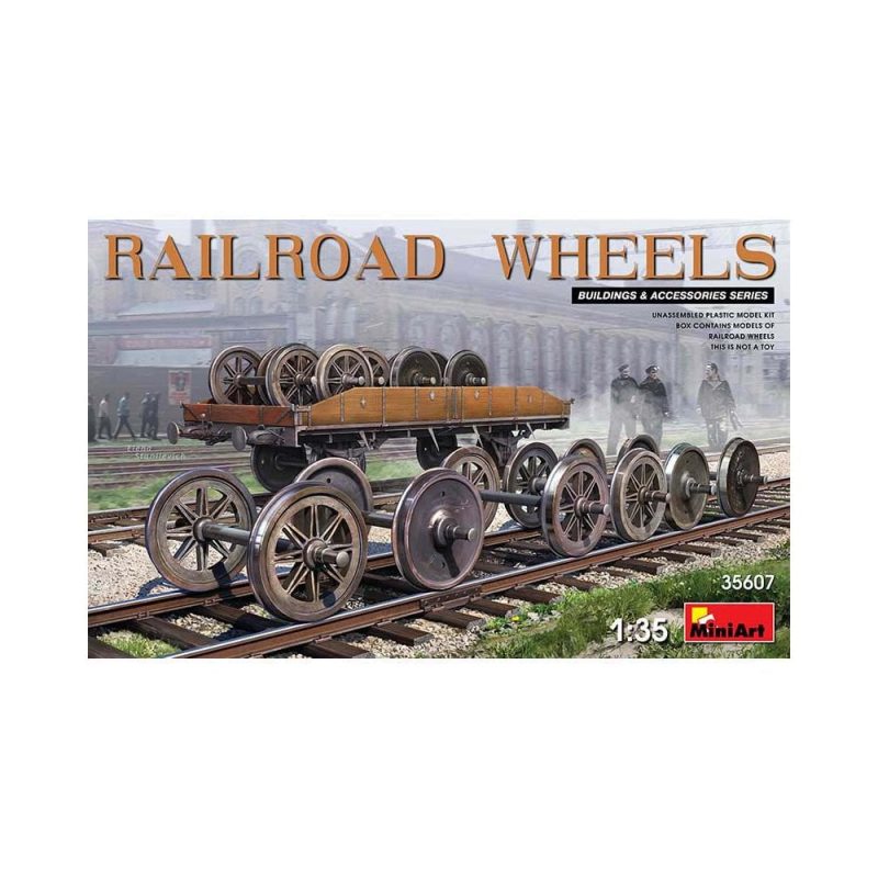 Miniart Railroad Wheels (1/35) 35607