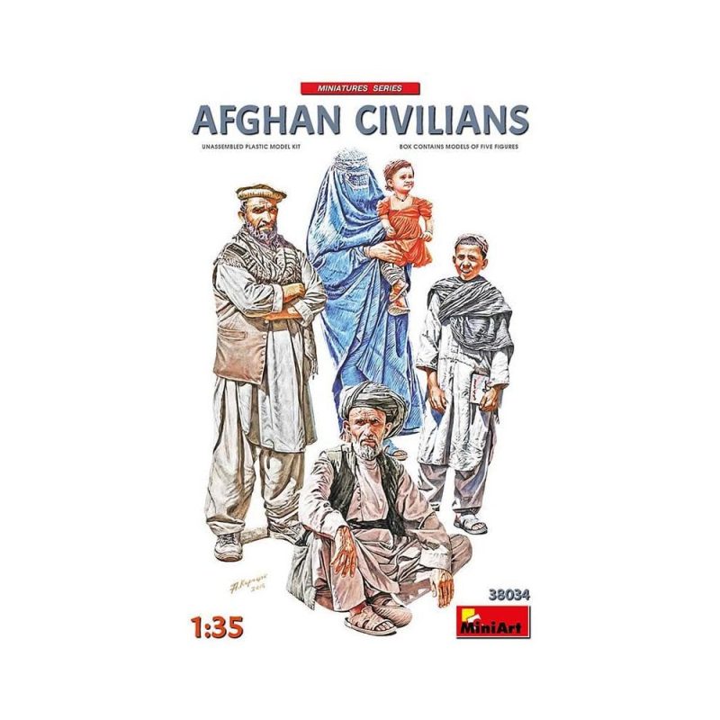 Miniart Afghan Civilians (1/35) 38034