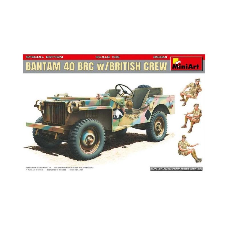 Miniart Bantam 40 BRC W/ British Crew SPEC EDT (1/35) 35324