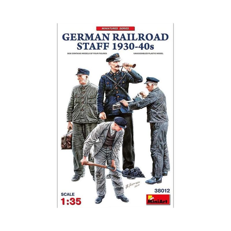 Miniart German Railroad Staff 1930-40s (1/35) 38012