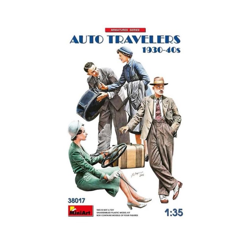 Miniart Auto Travelers 1930-1940s (1/35) 38017
